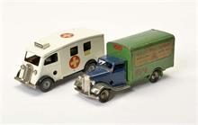 Triang, Minic Ambulance + Transport Van