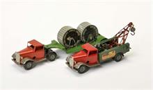 Triang, Minic Breakdown Lorry + Transport LKW