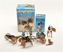 Playmobil, Nordstaatler Gespann mit Kanone + englischer Gardist mit Trommel