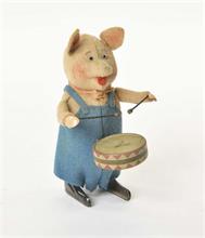 Schuco, Schweinchen mit Trommel