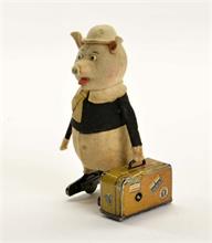 Schuco, Schwein mit Koffer