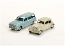 Dinky Toys, Citroen 11 BL + Peugeot 403