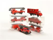Wiking, 7 Feuerwehr Einsatzfahrzeuge