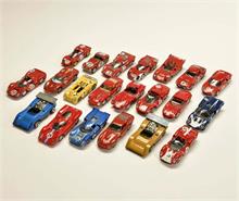 Solido u.a., 21x Ferrari + Lola Modelle