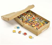 Händlerkarton mit 340 Miniatur Spielzeuguhren