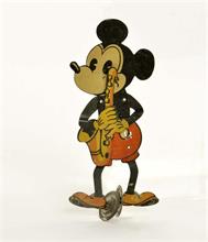 Micky Maus als Saxophonspieler