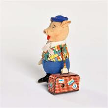 Schuco, Schweinchen mit Koffer