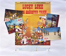 Filmplakat "Lucky Luke" + 18 Aushangfotos + Werbebanner