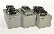 Kyosho + Minichamps, 2x BMW 3er + BMW 7er