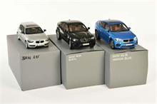 Kyosho + Norev, 2x BMW X6M + BMW 1er