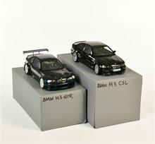 Autoart + Minichamps, BMW M3 CSL + BMW M3 GTR