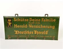 Werbeschild "Deutscher Herold Versicherungen"