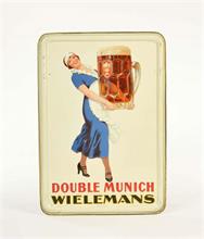 Blechschild "Double Munich Wielemans"