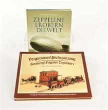 2 Bücher "Vergessenes Blechspielzeug" + "Zeppeline"