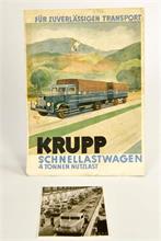Krupp, Schnelllastwagen Katalog 1936