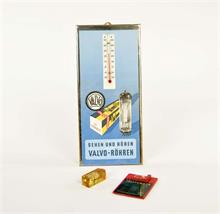 Immoglasschild Thermometer + Telefunken Display