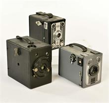Ernemann, Bilore + Optomax, 3 Box Kameras