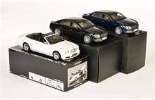 Kyosho + Minichamps, 2x Bentley Flying Spur WZ + Bentley Brooklands