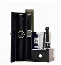Braun, 4 Armbanduhren (BN 0076 Digital u.a.)