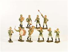 Lineol, 10 musizierende Soldaten