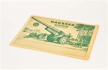 Hausser, Katalog 1939-1940