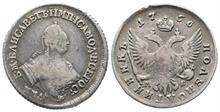 Russland, Elisabeth 1741-1761, 1/4 Rubel (Polupoltinnik)