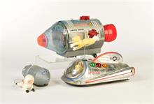 Modern Toys u.a., 3x Apollo Capsule