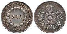 Brasilien, Kaiserreich, Pedro II. 1831-1889, 200 Reis