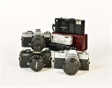 Minolta, 4 Kleinbild + 1 Pocket Kamera