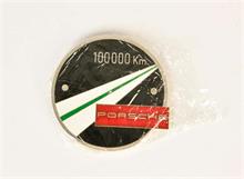 Plakette "Porsche - 100.000 km"