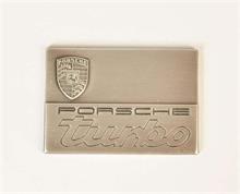 Plakette "Porsche Turbo"