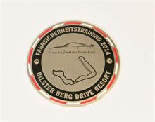 Plakette "Fahrsicherheitstraining 2014-Porsche Zentrum Paderborn"