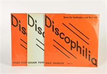 3 Schallplatten "Discophilia" Max Hansen, Hilde Hildebrand, Julian Fuhs