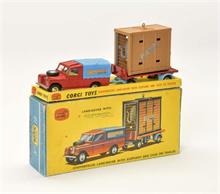 Corgi Toys, Gift  Set Chipperfield Land Rover with Elephant and Cage on Trailer