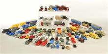 Wiking, Lego u.a., Konvolut Fahrzeuge