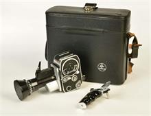 Bolex, 8 mm Kamera mit PAN-CINOR 1:1.9, f=8 a 40