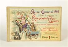 Broschüre Kölner Karneval 1901, Abbildung aller Festwagen