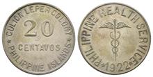 Philippinen, Culion Leper Kolonie, 20 Centavos 1922