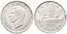 Kanada, George VI. 1936-1952, Dollar 1937