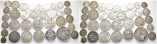 Portugal, Konvolut von Silbermünzen aus Portugal und der portugiesischen Kolonien. 34 Stück