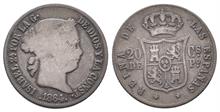 Philippinen, Isabella II. von Spanien 1833-1868, 20 Centimos 1864