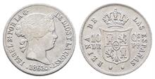 Philippinen, Isabella II. von Spanien 1833-1868, 10 Centimos 1865