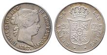 Philippinen, Isabela II. von Spanien 1833-1868, 20 Centimos 1867