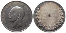 Oldenburg, Friedrich August 1900-1918, Silbermedaille o. J. (graviert 1917)