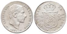 Philippinen, Alfonso XII. von Spanien 1874-1885, 20 Centimos 1884