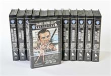 13 James Bond VHS Kassetten
