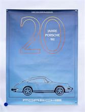 Porsche Werbeplakat "20Jahre 911"