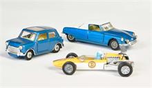 Corgi Toys, Mini, Citroen + Cooper