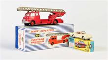 Dinky Toys, Turntable Fire Escape + Corgi Toys, Karmann Ghia