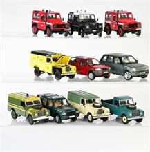 Ertl + Universal Hobbies, 10x Land Rover